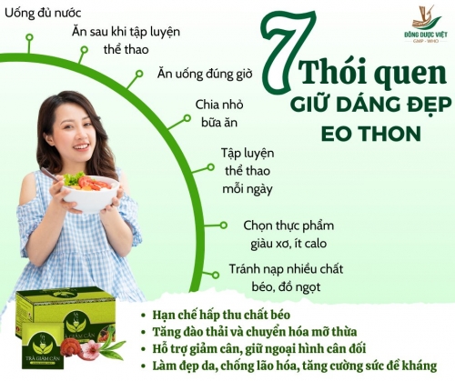 7 THÓI QUEN GIÚP GIỮ DÁNG ĐẸP EO THON