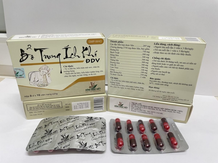 BỔ TRUNG ÍCH KHÍ ĐÔNG DƯỢC VIỆT