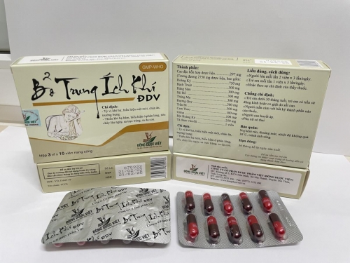 BỔ TRUNG ÍCH KHÍ ĐÔNG DƯỢC VIỆT